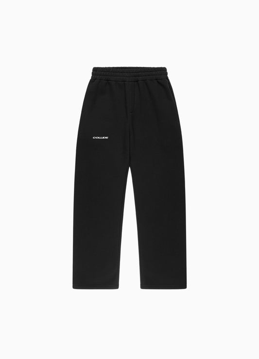 Black Open Leg Jogger